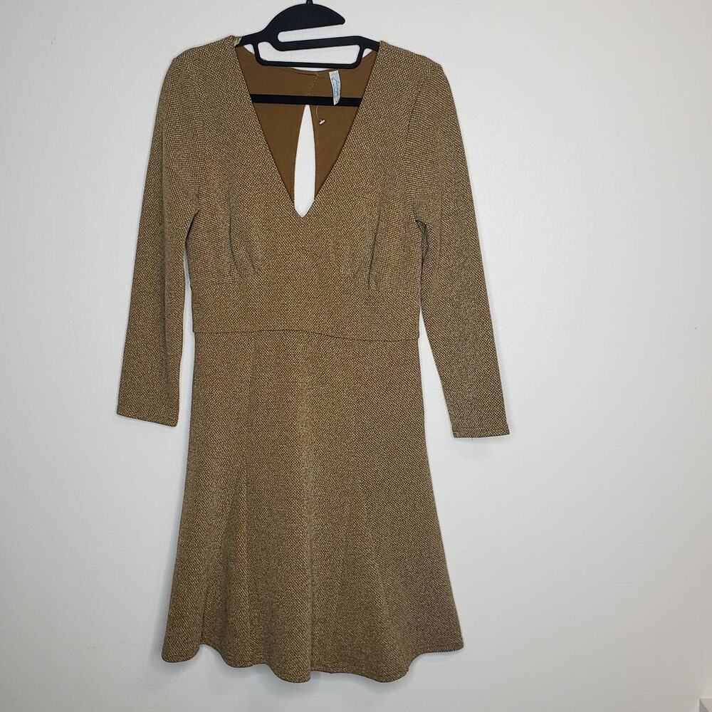 Free People| Tan Heartstopper Mini Dress